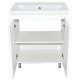 Приобрести Фостер - 60 Тумба напольная прямая белая в магазине сантехники Santeh-Crystal.ru