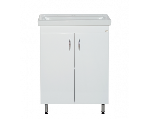 Приобрести Фостер - 60 Тумба напольная прямая белая в магазине сантехники Santeh-Crystal.ru