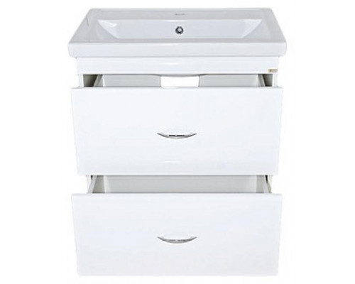 Заказать Фостер - 70 Тумба напольная с 2 ящ. белая в магазине сантехники Santeh-Crystal.ru