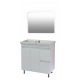 Купить Фостер - 80 Тумба напольная с 2 ящ. правое крыло белая в магазине сантехники Santeh-Crystal.ru