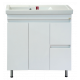 Купить Фостер - 80 Тумба напольная с 2 ящ. правое крыло белая в магазине сантехники Santeh-Crystal.ru