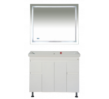 Фостер -100 Тумба напольная с 2 ящ. белая