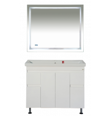 Фостер -100 Тумба напольная с 2 ящ. белая