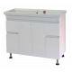 Заказать Фостер -100 Тумба напольная с 2 ящ. белая в магазине сантехники Santeh-Crystal.ru