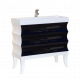 Приобрести Чикаго -100 Тумба с 3 ящ. чёрно-белая в магазине сантехники Santeh-Crystal.ru