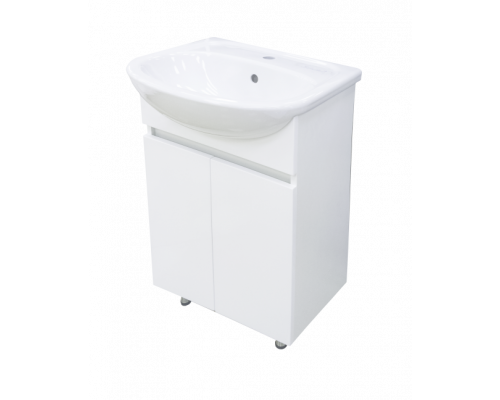 Купить Элегия - 55 Тумба напольная прямая (ПВХ) в магазине сантехники Santeh-Crystal.ru