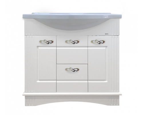 Купить Эльбрус - 80 Тумба белая эмаль в магазине сантехники Santeh-Crystal.ru