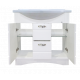 Купить Эльбрус - 80 Тумба белая эмаль в магазине сантехники Santeh-Crystal.ru