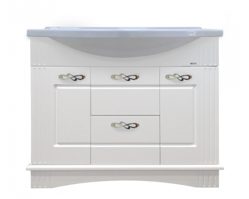 Приобрести Эльбрус -100 Тумба белая эмаль в магазине сантехники Santeh-Crystal.ru