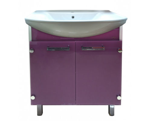 Заказать Эмма - 85 Тумба прямая сиреневая в магазине сантехники Santeh-Crystal.ru