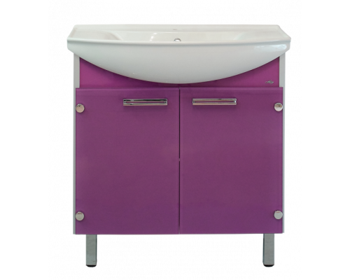 Заказать Эмма - 85 Тумба прямая сиреневая в магазине сантехники Santeh-Crystal.ru