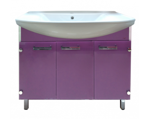 Заказать Эмма -105 Тумба прямая сиреневая в магазине сантехники Santeh-Crystal.ru