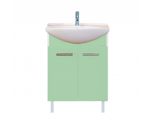 Купить Джулия - 65 Тумба прямая салатовая О в магазине сантехники Santeh-Crystal.ru