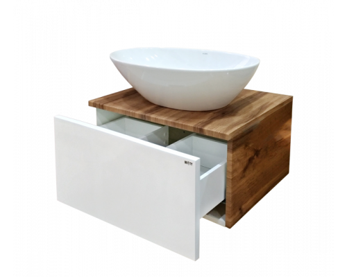 Купить Ива - 60 Тумба подвесная комбинированная 1 ящ. О в магазине сантехники Santeh-Crystal.ru