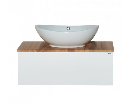 Приобрести Ива - 80 Тумба подвесная комбинированная 1 ящ. О в магазине сантехники Santeh-Crystal.ru