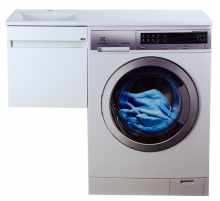 Фостер - 40 Тумба подвесная 1 ящ. под стиральную машину, белая О