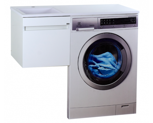 Купить Фостер - 40 Тумба подвесная 1 ящ. под стиральную машину, белая О в магазине сантехники Santeh-Crystal.ru