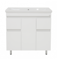 Фостер - 80 Тумба напольная с 2 ящ. белая О