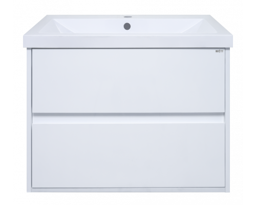 Купить Алиса - 58 тумба 2 ящ. подвесная белая эмаль в магазине сантехники Santeh-Crystal.ru