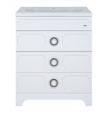 Лейла - 70 Тумба с 3 ящ. белая