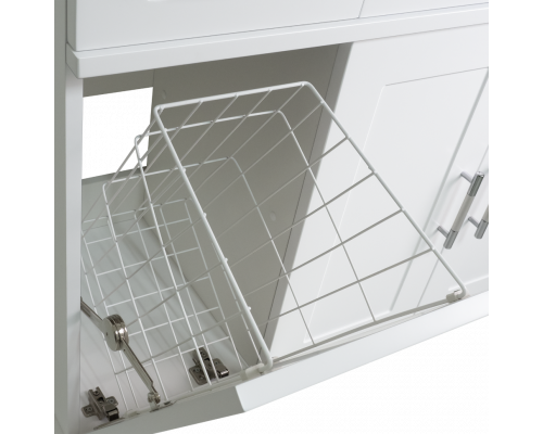 Заказать Купер - 90 Тумба напольная с Б/К правая белая в магазине сантехники Santeh-Crystal.ru