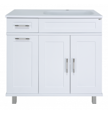 Купер - 90 Тумба напольная с Б/К правая белая