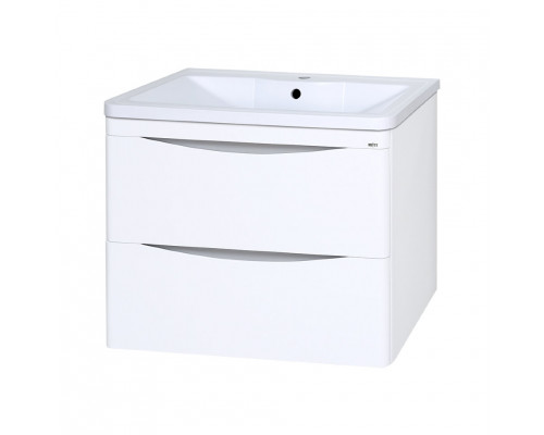 Купить Атлантик - 70 Тумба подвесная с 2 ящ. закруг. края в магазине сантехники Santeh-Crystal.ru