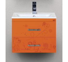 Kitty - 50 Тумба подвесная 2 ящ. BL - 13G апельсиновый фреш