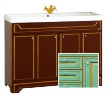 Praga -120 Тумба прямая салатовая/ патина