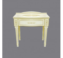 Tiffany - 100 Тумба на ножках беж. сусальное золото