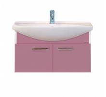 Джулия - 85 Тумба подвесная розовая