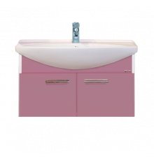 Джулия - 85 Тумба подвесная розовая