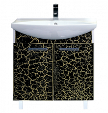 Джулия - 85 Тумба прямая КРАКОЛЕТ черный