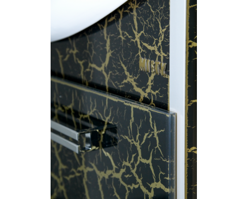 Приобрести Джулия - 85 Тумба прямая КРАКОЛЕТ черный в магазине сантехники Santeh-Crystal.ru