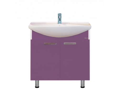 Приобрести Джулия - 85 Тумба прямая сиреневая О в магазине сантехники Santeh-Crystal.ru