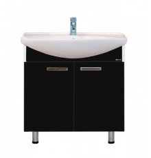 Джулия - 85 Тумба прямая черная О