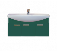 Джулия -105 Тумба подвесная зеленая