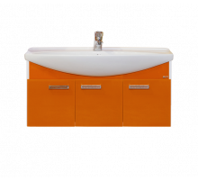 Джулия -105 Тумба подвесная оранжевая