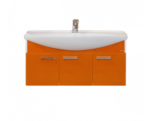 Купить Джулия -105 Тумба подвесная оранжевая в магазине сантехники Santeh-Crystal.ru