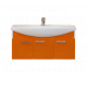 Купить Джулия -105 Тумба подвесная оранжевая в магазине сантехники Santeh-Crystal.ru