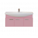 Купить Джулия -105 Тумба подвесная розовая в магазине сантехники Santeh-Crystal.ru