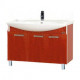 Купить Джулия -105 Тумба прямая КРАКОЛЕТ красный в магазине сантехники Santeh-Crystal.ru