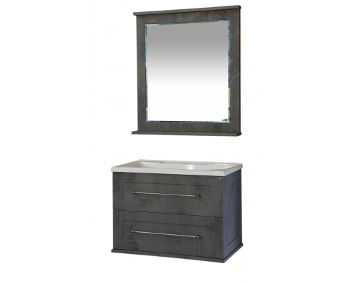 Приобрести Марта - 70 Тумба подвесная 2 ящ. темный бетон в магазине сантехники Santeh-Crystal.ru