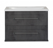 Марта - 70 Тумба подвесная 2 ящ. темный бетон