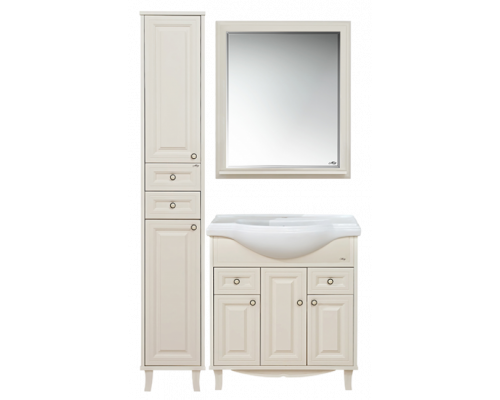 Приобрести Шармель - 80 Тумба с 2 ящ. светло-бежевая эмаль в магазине сантехники Santeh-Crystal.ru