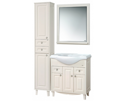 Приобрести Шармель - 80 Тумба с 2 ящ. светло-бежевая эмаль в магазине сантехники Santeh-Crystal.ru