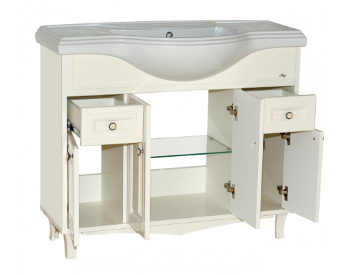 Заказать Шармель -105 Тумба с 2 ящ. светло-бежевая эмаль в магазине сантехники Santeh-Crystal.ru