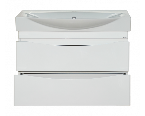 Заказать Элвис - 85 Тумба подвесная 2 ящ. белая эмаль в магазине сантехники Santeh-Crystal.ru