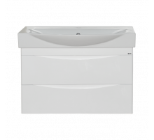 Элвис - 85 Тумба подвесная 2 ящ. белая эмаль