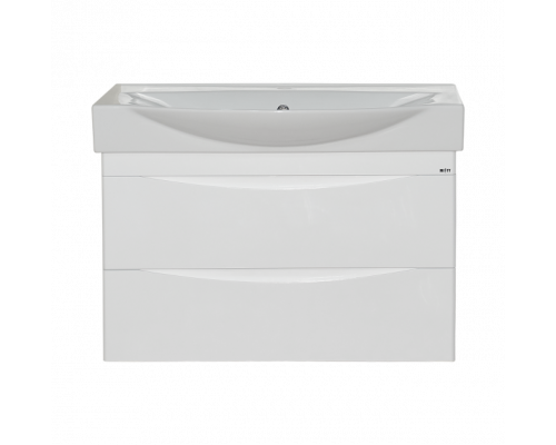 Заказать Элвис - 85 Тумба подвесная 2 ящ. белая эмаль в магазине сантехники Santeh-Crystal.ru